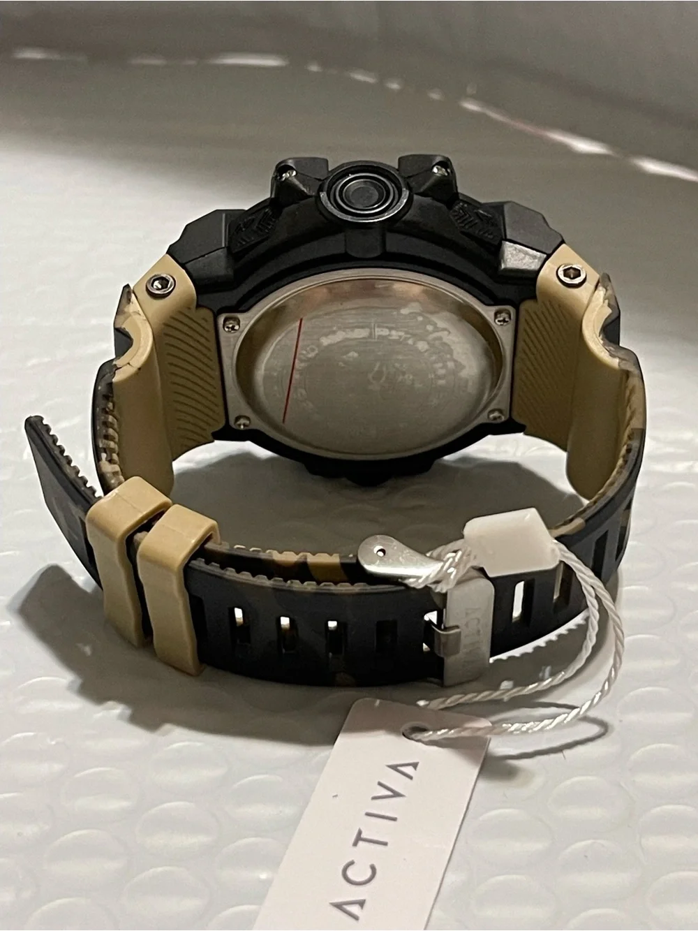 Activa Armour X Invicta Men's Digital Watch - 50mm. Camouflage. Khaki
